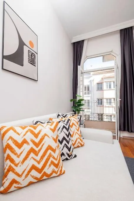 Apartment High-Ceiling Central 3-Bedroom With City View Istanbul