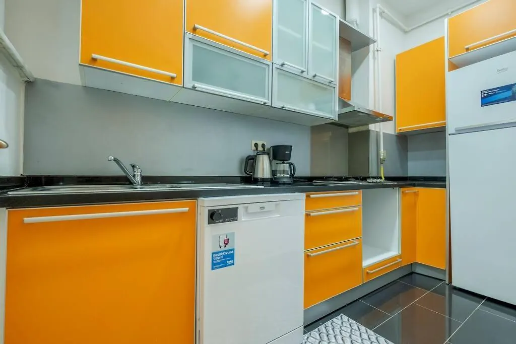 Apartment High-Ceiling Central 3-Bedroom With City View Istanbul